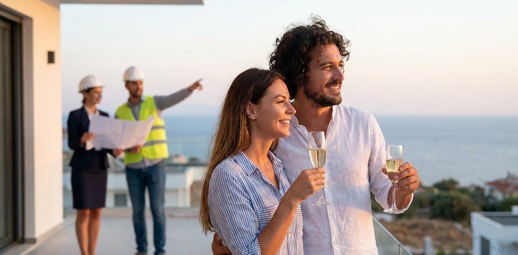 DİDİM’DE ARSA ALIP İNŞAATA BAŞLAMADAN ÖNCE BİLMENİZ GEREKEN 10 ALTIN KURAL … Didim yazlık evleri için geniş teras, balkon ve pergola tasarımı.